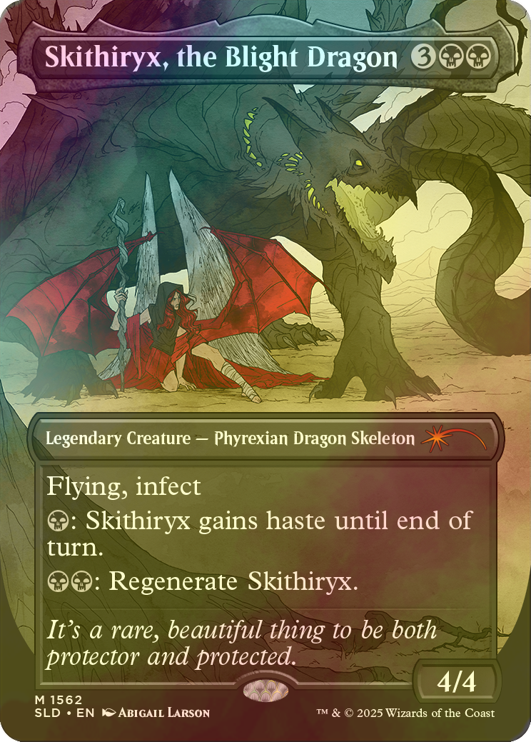 FOIL] 荒廃のドラゴン、スキジリクス/Skithiryx, the Blight Dragon