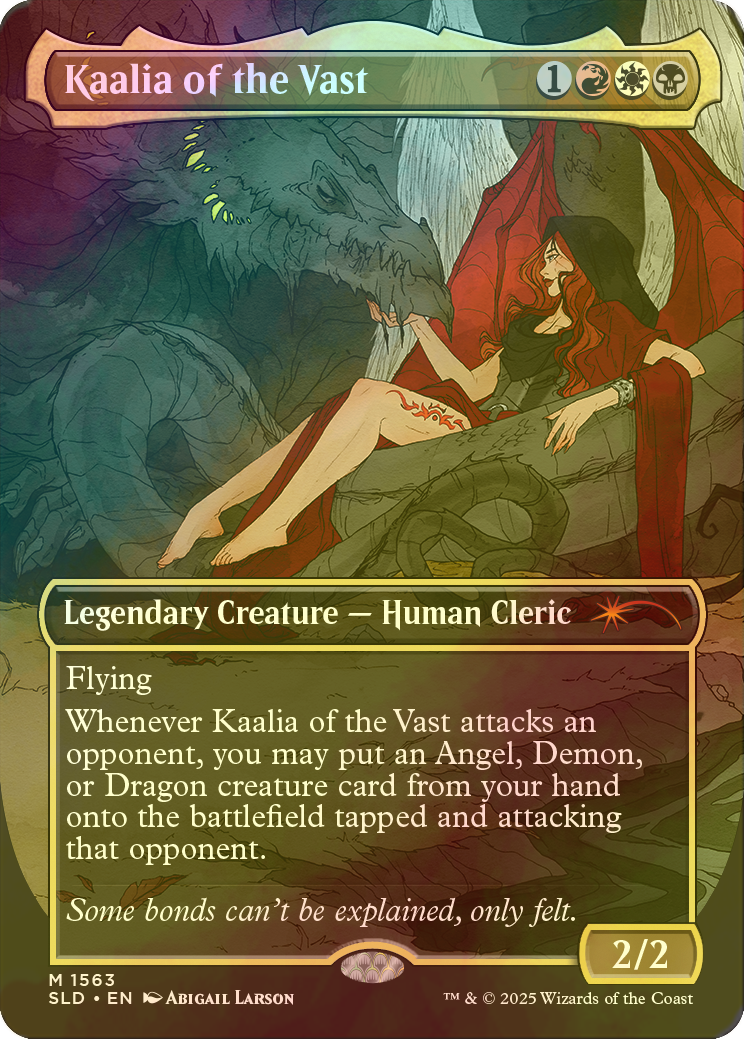 【おしゃれ】 FOIL] 巨大なるカーリア/Kaalia of the Vast 【英語版】 [SLD-金 マジック：ザ・ギャザリング
