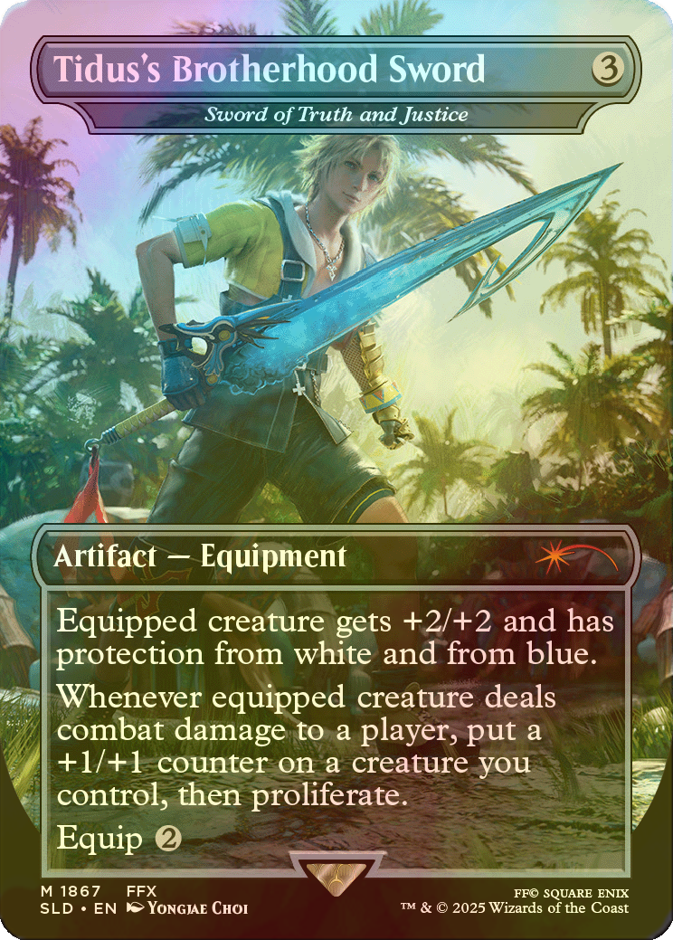 ティーダのフラタニティ/Tidus's Brotherhood Sword　4種 ティーダのフラタニティ/Tidus's Brotherhood Sword 4種