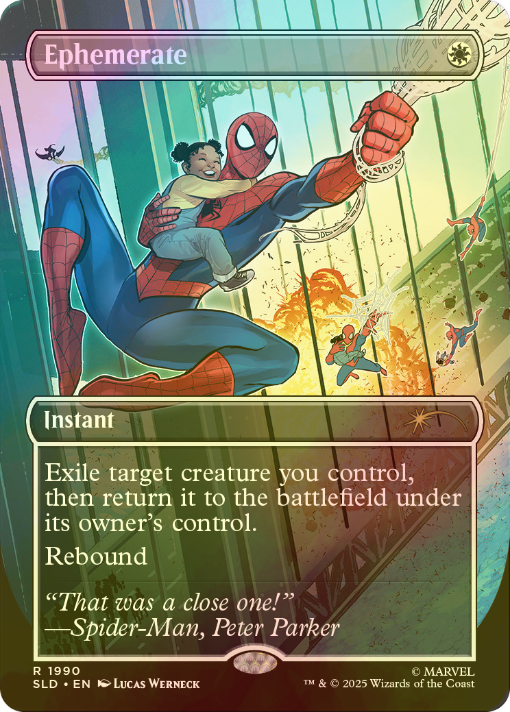 FOIL] 儚い存在/Ephemerate 【英語版】 [SLD-白R] - シングルスター