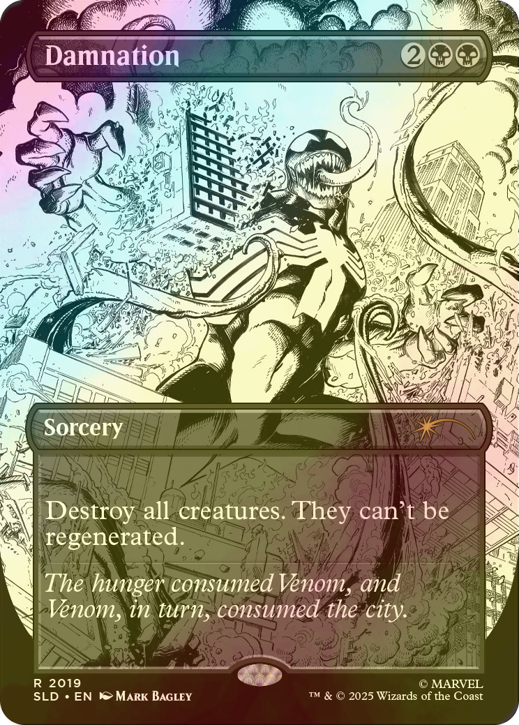 FOIL] 滅び/Damnation No.2019 【英語版】 [SLD-黒R] - シングルスター