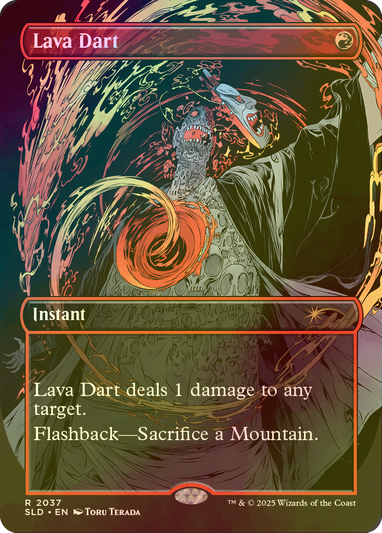FOIL] 溶岩の投げ矢/Lava Dart No.2037 【英語版】 [SLD-赤R