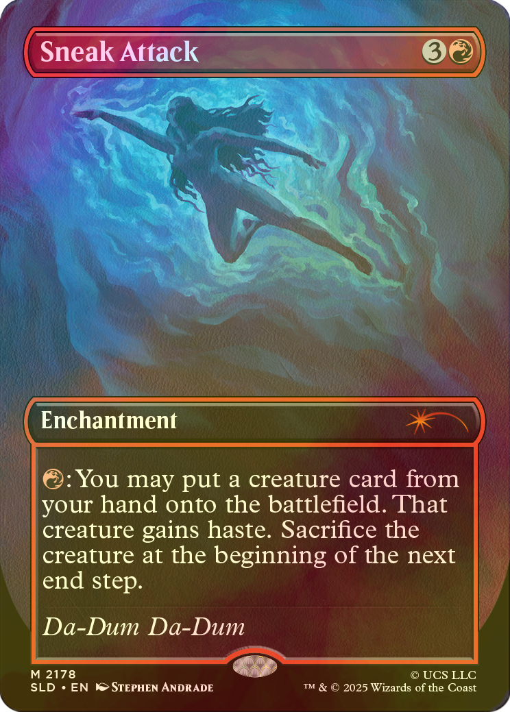 MTG Sneak Attack/騙し討ち　英語版4枚 FOIL] 騙し討ち/Sneak Attack 【英語版】 [SLD-赤MR] - シングルスター