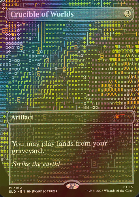 FOIL] 世界のるつぼ/Crucible of Worlds No.7162 《特価品》 【英語版