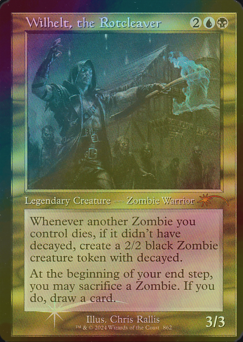 MTG/SLD/腐敗の大鉈、ウィルヘルト/旧枠/foil/1枚 FOIL] 腐敗の大鉈、ウィルヘルト/Wilhelt, the Rotcleaver (旧枠