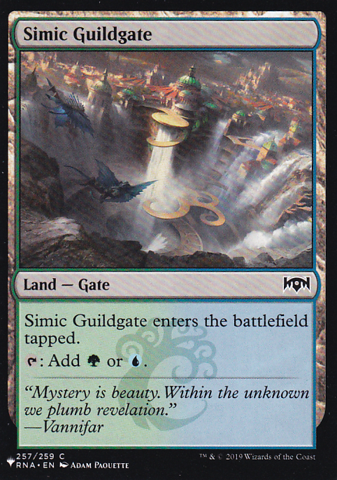 シミックのギルド門/Simic Guildgate 【英語版】 [RNA-土地List