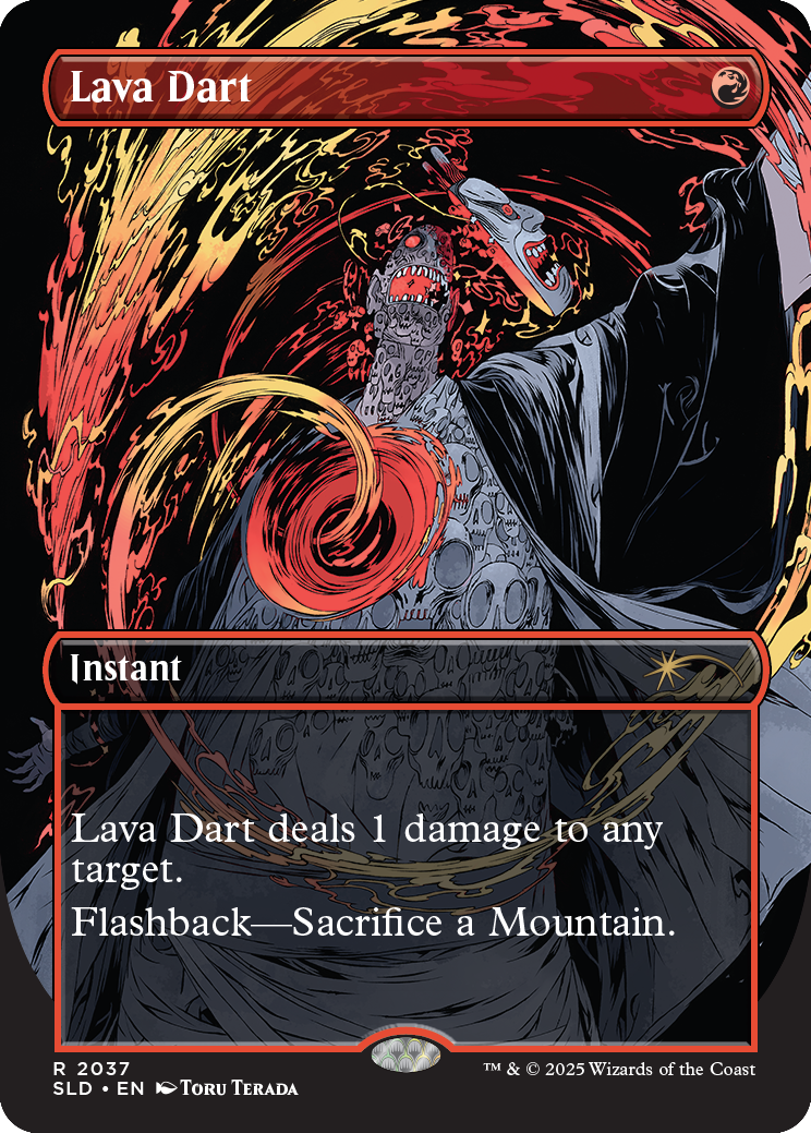 MTG 溶岩の投げ矢　foil MTG 溶岩の投げ矢 foil 日)【Foil】溶岩の投げ矢 / Lava Dart【JUD