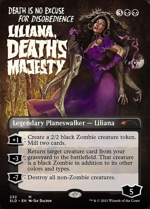 素敵でユニークな 死の権威、リリアナ/Liliana, Death's [SLD 【英語版】 Majesty マジック：ザ・ギャザリング