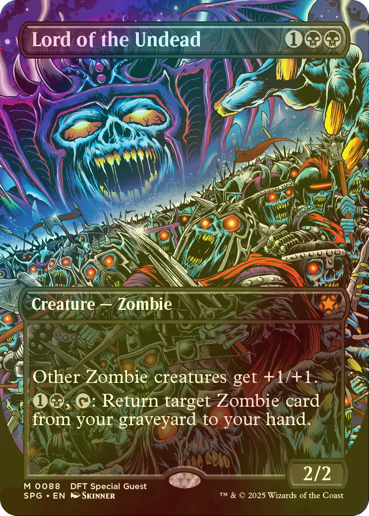 今 話題 の 人気 商品 FOIL] (全面アート版 Undead the of アンデッドの王/Lord マジック：ザ・ギャザリング