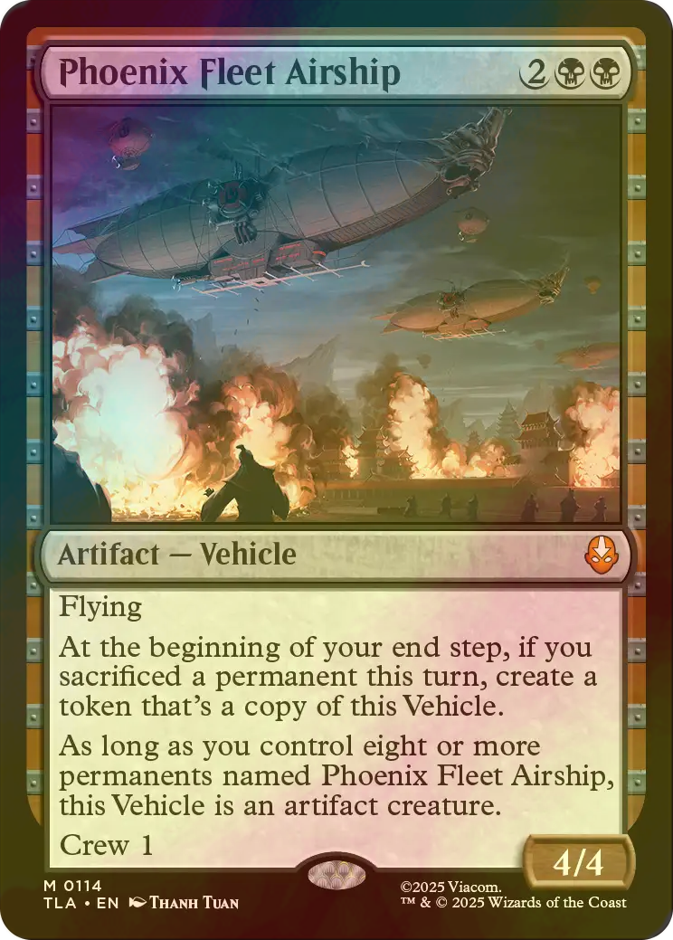 不死鳥艦隊の飛行船　Phoenix Fleet Airship 4枚　英語 ミントモール / MINT GAMES MTG(東日本橋) / 【TLA】【ENG】〈114-M-B