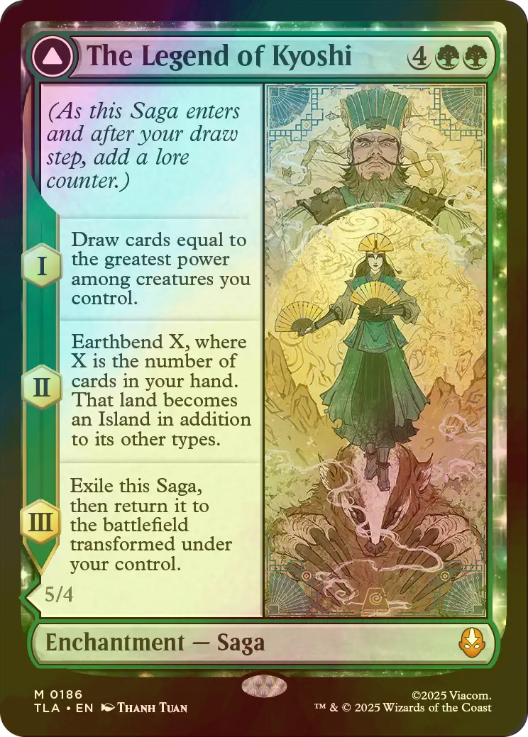 FOIL] キヨシの伝説/The Legend of Kyoshi 【英語版】 [TLA-緑MR