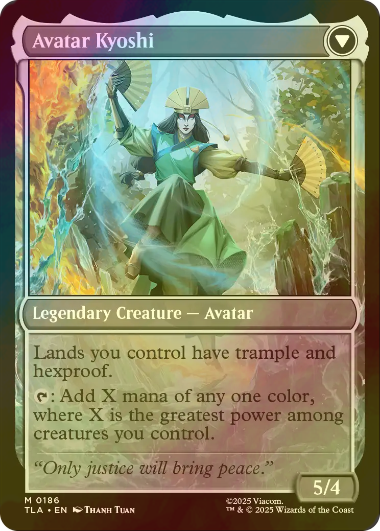 FOIL] キヨシの伝説/The Legend of Kyoshi 【英語版】 [TLA-緑MR