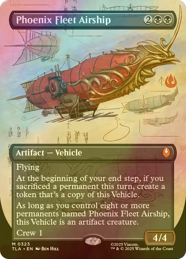 FOIL] 不死鳥艦隊の飛行船/Phoenix Fleet Airship (全面アート版