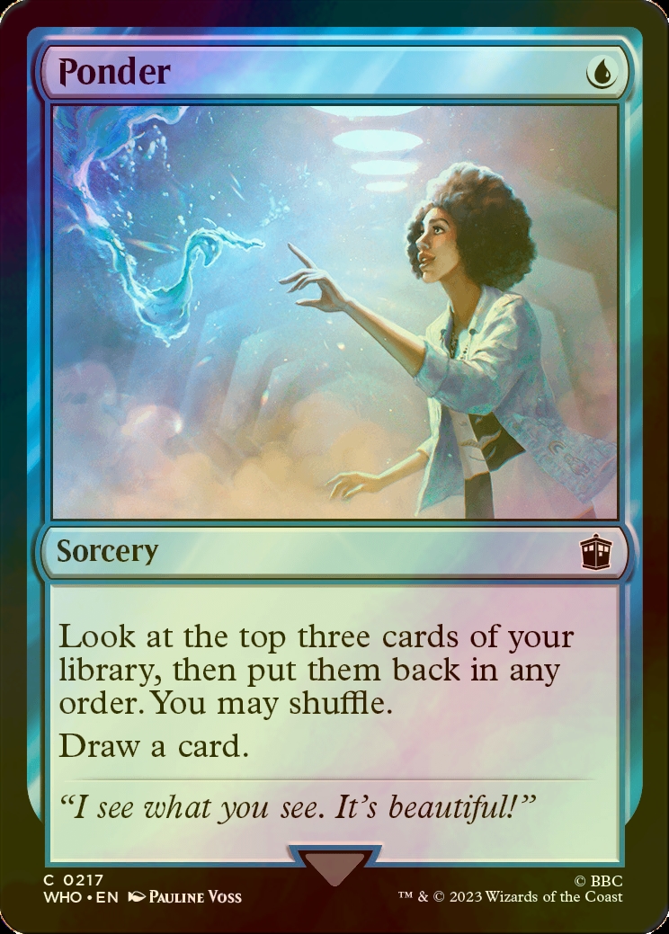 Amazon.co.jp: MTG 思案 Ponder 日本語版 FOIL LRW : おもちゃ